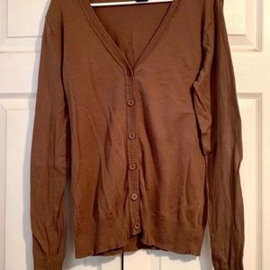 Wet Seal Brown Cardigan Size large